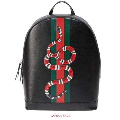 gucci backs|Gucci print backpack for men.